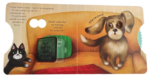 Książka z okienkami - Piesek się nudzi 2