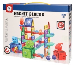 Klocki magnetyczne KULECZKOWY TOR 115el 8