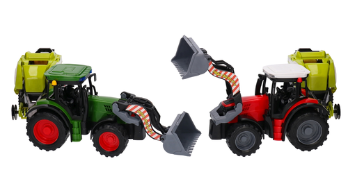 Traktor z prasą kostkującą 7