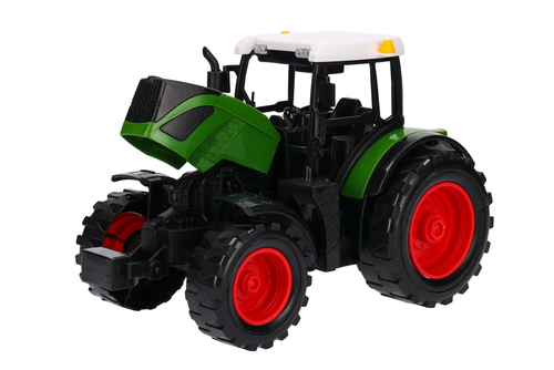 Traktor z przyczepą - belownica, belarka 5