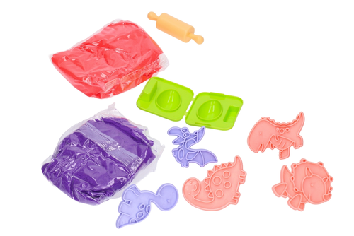 MAGICZNY piasek KINETYCZNY zestaw w wiaderku z foremkami 400g 3