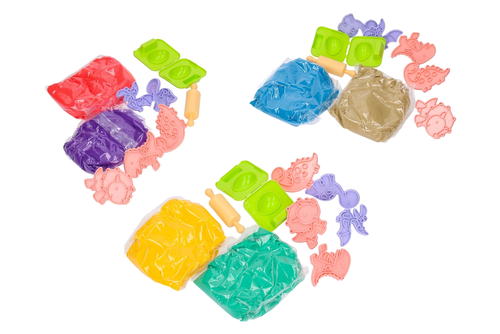 MAGICZNY piasek KINETYCZNY zestaw w wiaderku z foremkami 400g 5