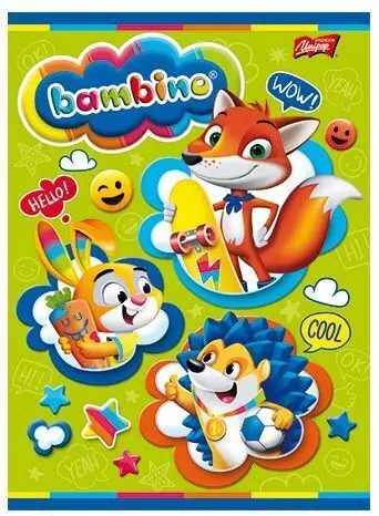 Zeszyt 16 kartek kratka BAMBINO 2