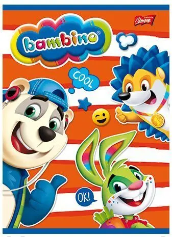 Zeszyt 16 kartek kratka BAMBINO 3
