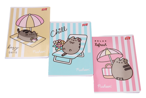 Zeszyt 32 kartki kratka Pusheen 2