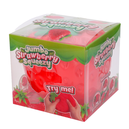 Antystresowy gniotek TRUSKAWKA XXL mega duża squishy 5