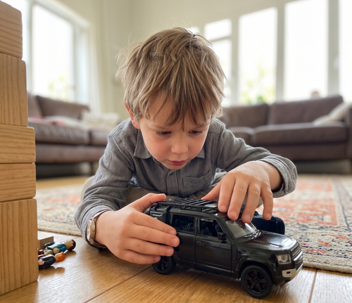 Auto terenowe metal, światło dźwięk 2