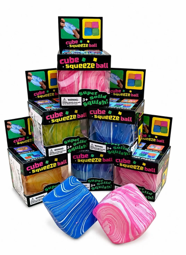 SQUISHY antystresowy gniotek KOSTKA LODU dwukolorowa 3