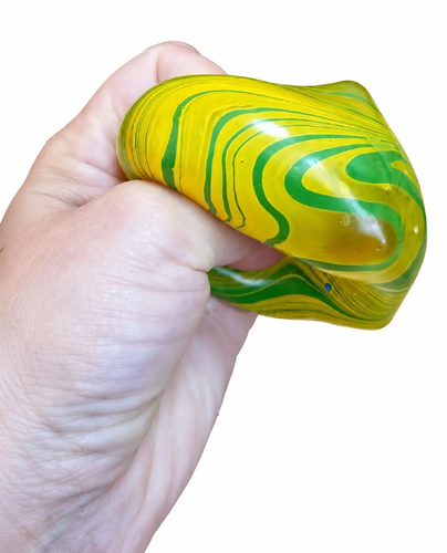 SQUISHY antystresowy gniotek KOSTKA LODU dwukolorowa 2
