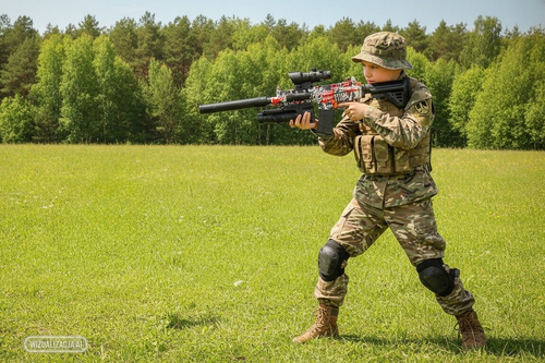 Karabin M416 na kulki żelowe akumulator 2