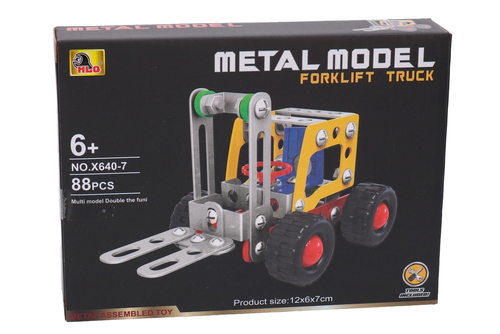 Mały konstruktor model do skręcania 69-97el Akademia Młodego Konstruktora 6