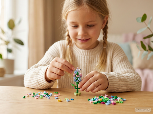 Mini klocki KWIATY BUKIET 2
