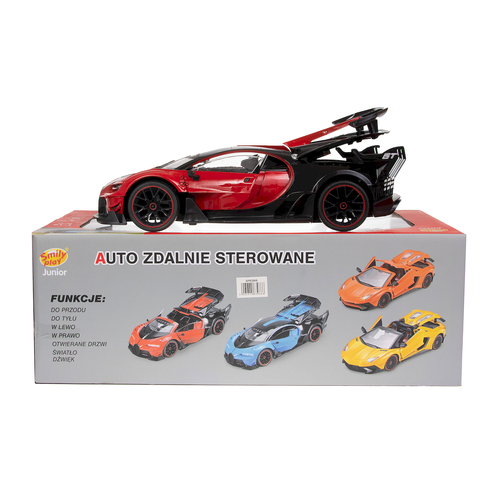 Auto RC czerwone Smily Play 10