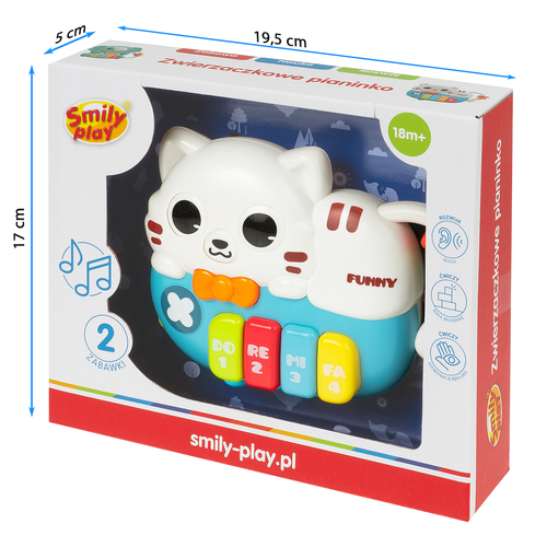 Zwierzaczkowe pianinko kotek Smily Play 3