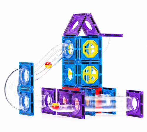 Klocki magnetyczne 100el tor magnetyczny 4