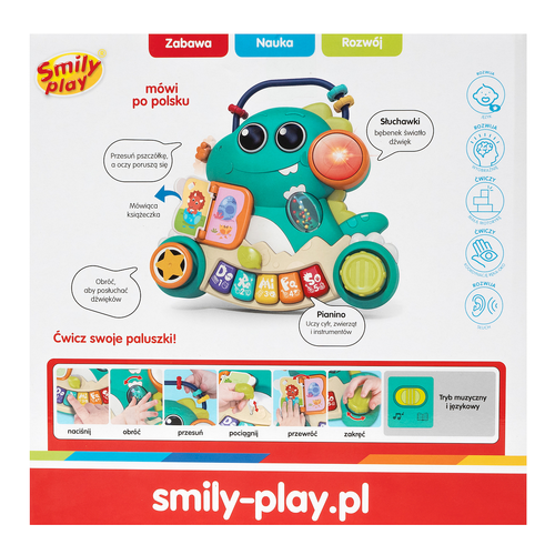 Mój Dino mówiące pianinko Smily Play 7