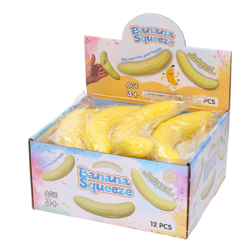 SQUISHY antystresowy gniotek BANAN 1szt 4