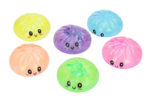 SQUISHY antystresowy gniotek PIEROŻEK w koszyczku 1szt 9