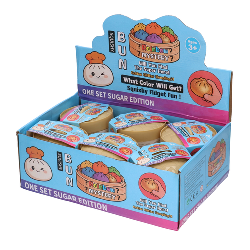 SQUISHY antystresowy gniotek PIEROŻEK w koszyczku 1szt 14