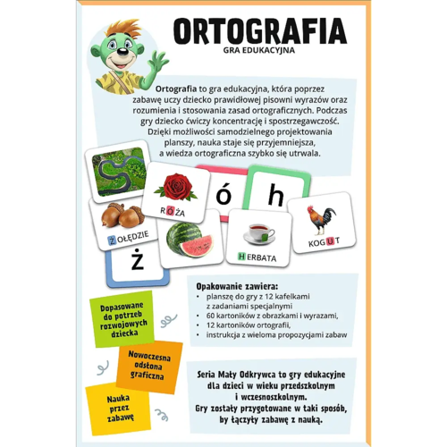 Gra edukacyjna ortografia, Mały Odkrywca 5