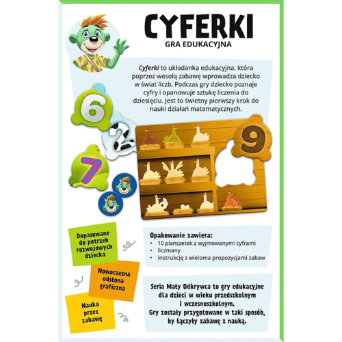Gra edukacyjna cyferki, Mały Odkrywca 4