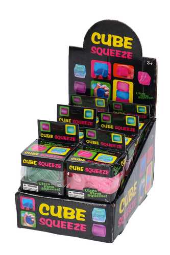 Antystresowy gniotek KOSTKA ze smugami squishy 7