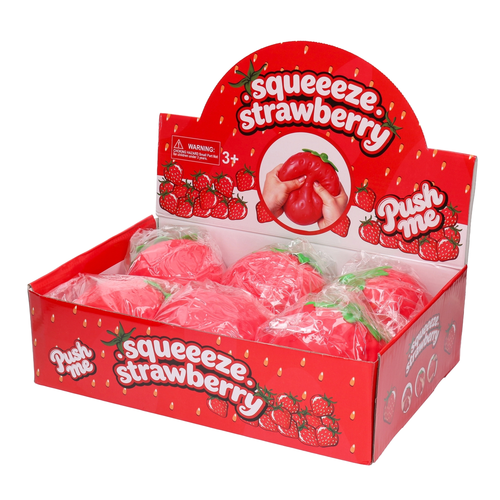Antystresowy gniotek TRUSKAWKA XXL mega duża squishy 5
