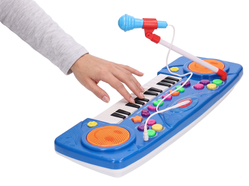 Organy, pianinko  keyboard + mikrofon 4