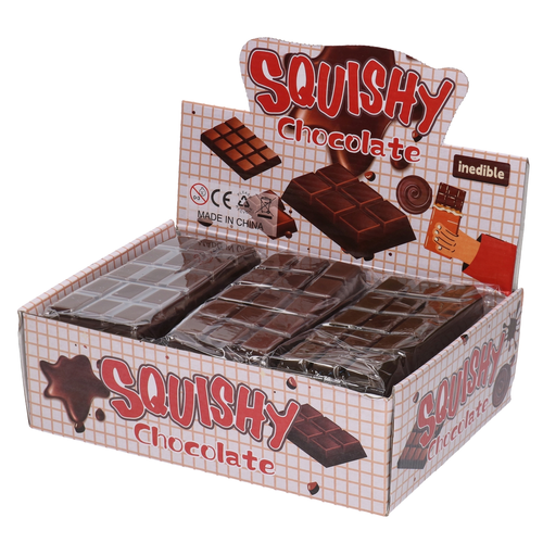 Antystresowy gniotek CZEKOLADA do ściskania SQUISHY 4