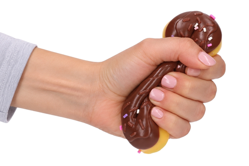 Antystresowy gniotek DONUT pączek do ściskania SQUISHY 2