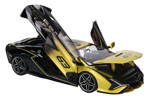 Auto Lamborghini Sian FKP 37 BURAGO 1:18  model metalowy 3