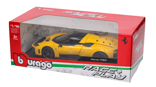 Auto Ferrari F80 BURAGO 1:18  model metalowy 5