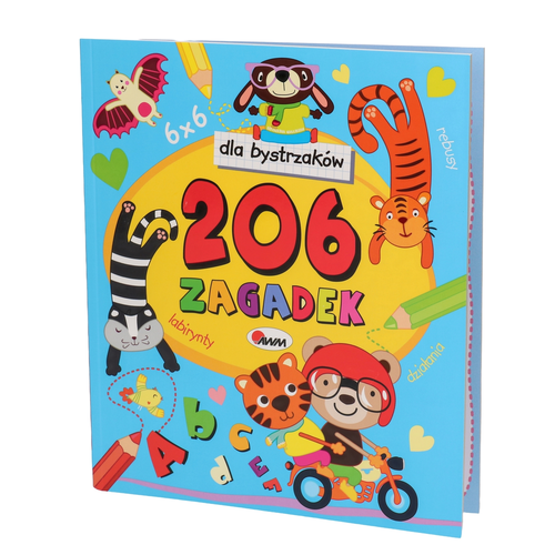 Dla bystrzaków - 206 zagadek - zeszyt zadań, łamigłówki 2