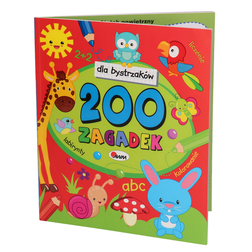 Dla bystrzaków - 200 zagadek - zeszyt zadań, łamigłówki 2