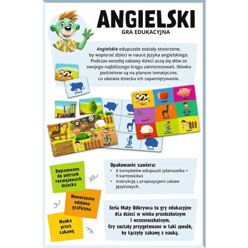 Gra edukacyjna Angielski, Mały Odkrywca 4