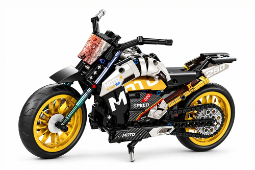 Klocki MOTOCYKL SPOTOWY 447el JIQILE motor 47114 3