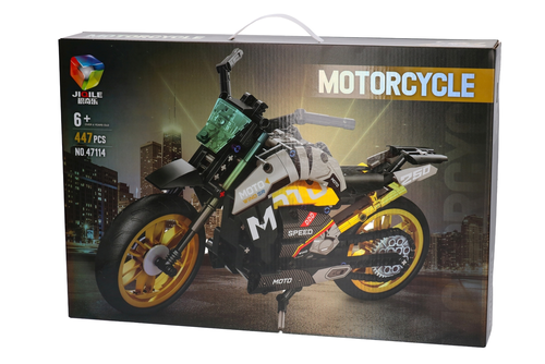 Klocki MOTOCYKL SPOTOWY 447el JIQILE motor 47114 8
