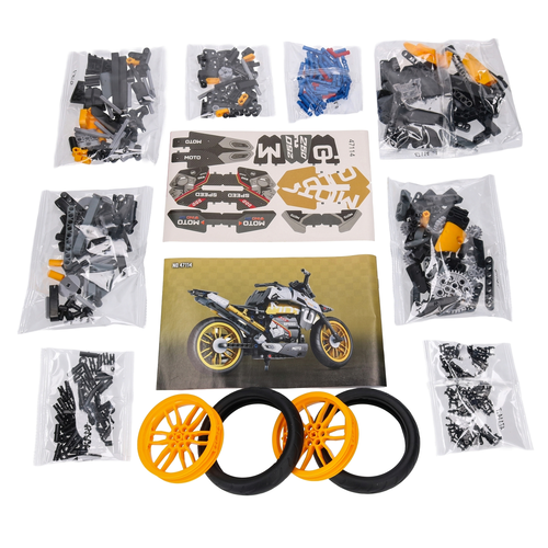 Klocki MOTOCYKL SPOTOWY 447el JIQILE motor 47114 4