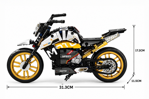 Klocki MOTOCYKL SPOTOWY 447el JIQILE motor 47114 7