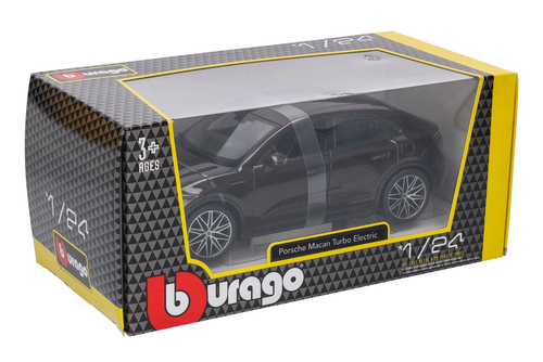 Auto Porsche Macan Turbo electric model metalowy BURAGO 1:24 5
