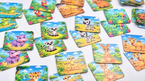 Gra PAMIĘĆ ZOO memo gra logiczna 5