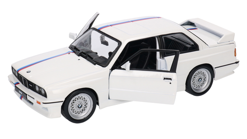 Auto BMW 3 series M3 1988 model metalowy BURAGO 1:24 3