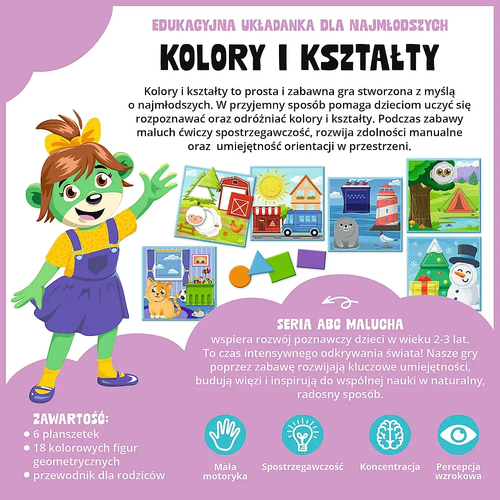 Gra edukacyjna ABC Malucha, kolory i kształty 3