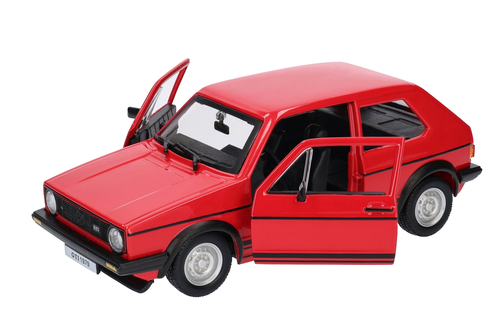 Auto Volkswagen Golf Mk1 GTI 1979 model metalowy BURAGO 1:24 3