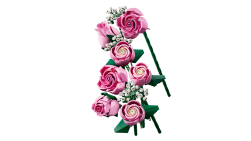 Klocki LEGO BOTANICALS Bukiet różowych róż 3