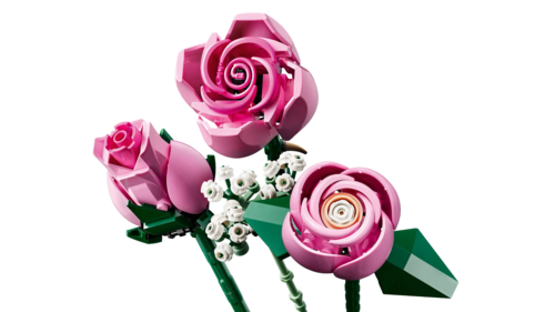 Klocki LEGO BOTANICALS Bukiet różowych róż 4