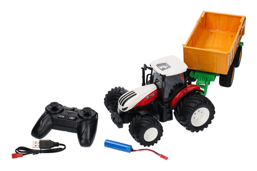 TRAKTOR Z PRZYCZEPĄ NA RADIO zdalnie sterowany 3