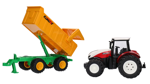TRAKTOR Z PRZYCZEPĄ NA RADIO zdalnie sterowany 5