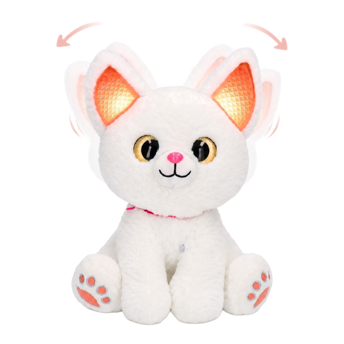 Maskotka KOT Magic Kitty z różdżką - śpiewa, mruczy, świecace uszka  5