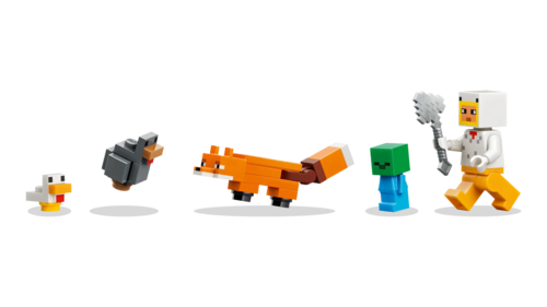 Klocki LEGO MINECRAFT Farma kurczaków 3